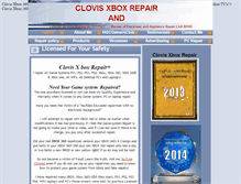 Tablet Screenshot of clovisxbox360repair.com